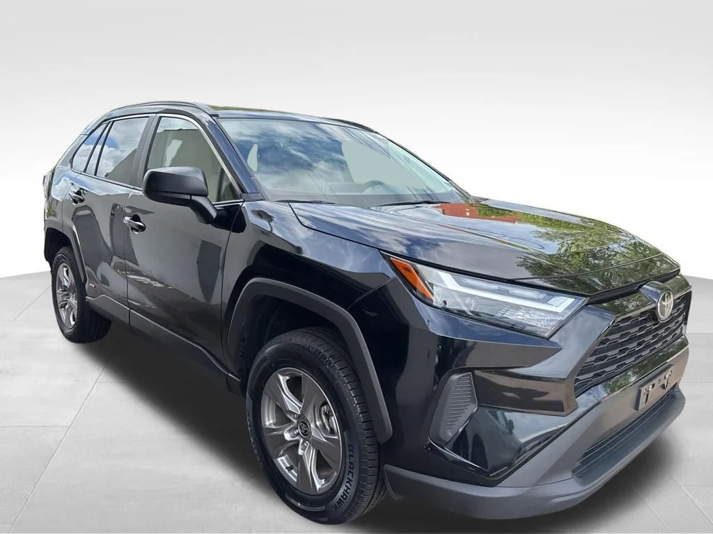 Used 2025 Black Toyota Hybrid LE image 8