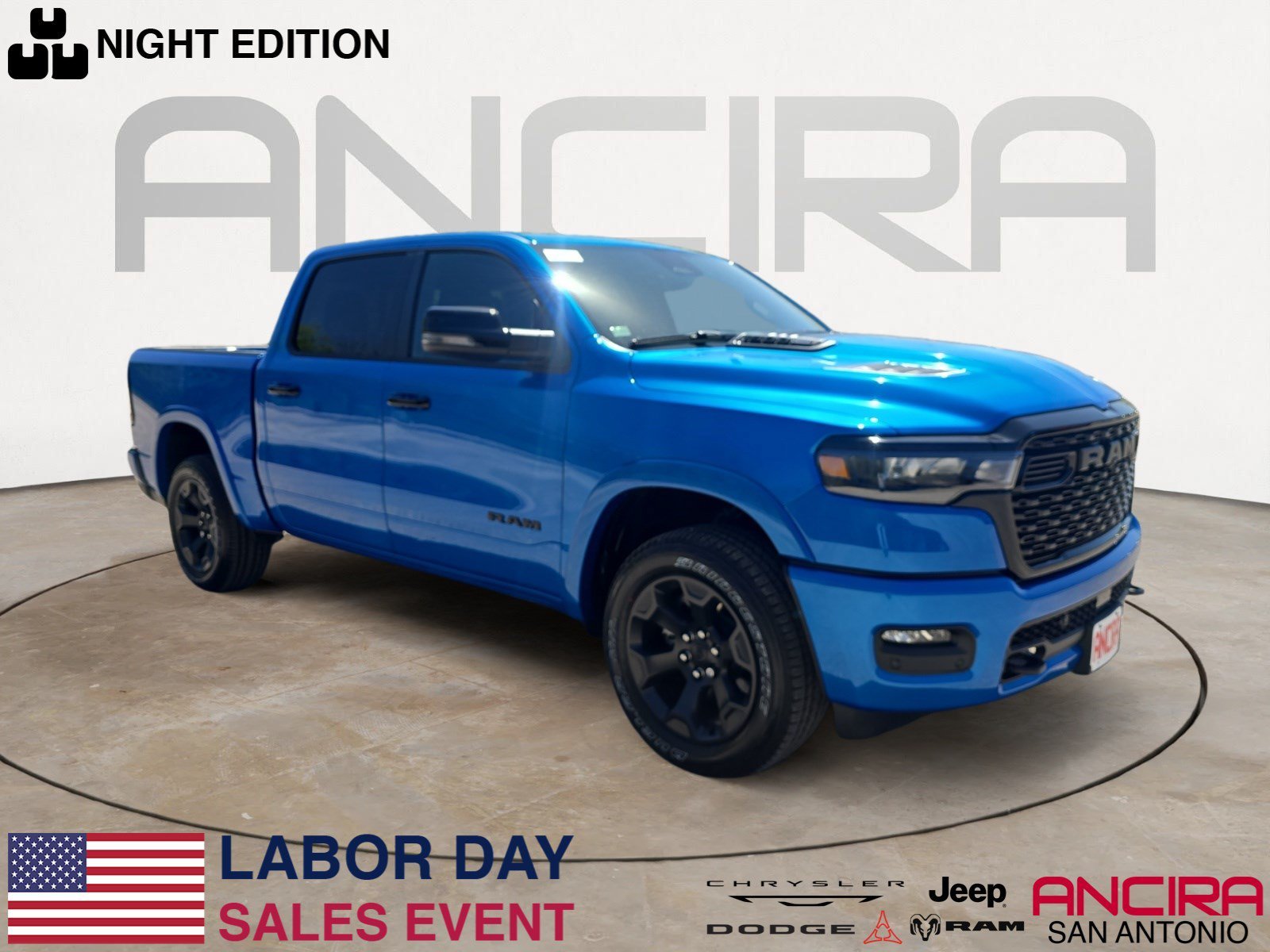 New 2026 Hydro Blue Pearlcoat RAM Lone Star image 1