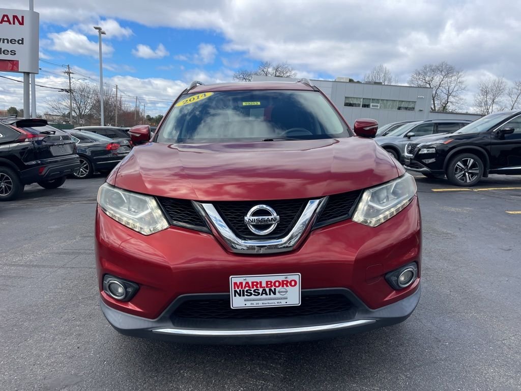 Used 2014 Nissan Rogue SL with VIN 5N1AT2MV2EC849836 for sale in Marlborough, MA