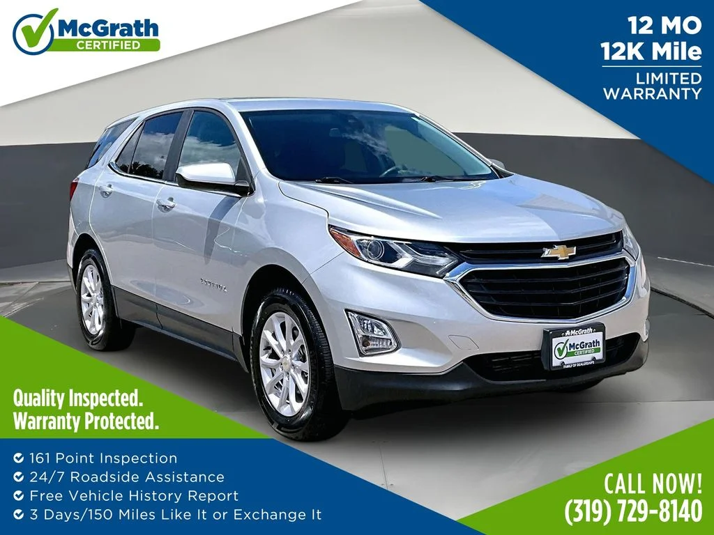 Certified Used 2021 Silver Chevrolet LT image 1
