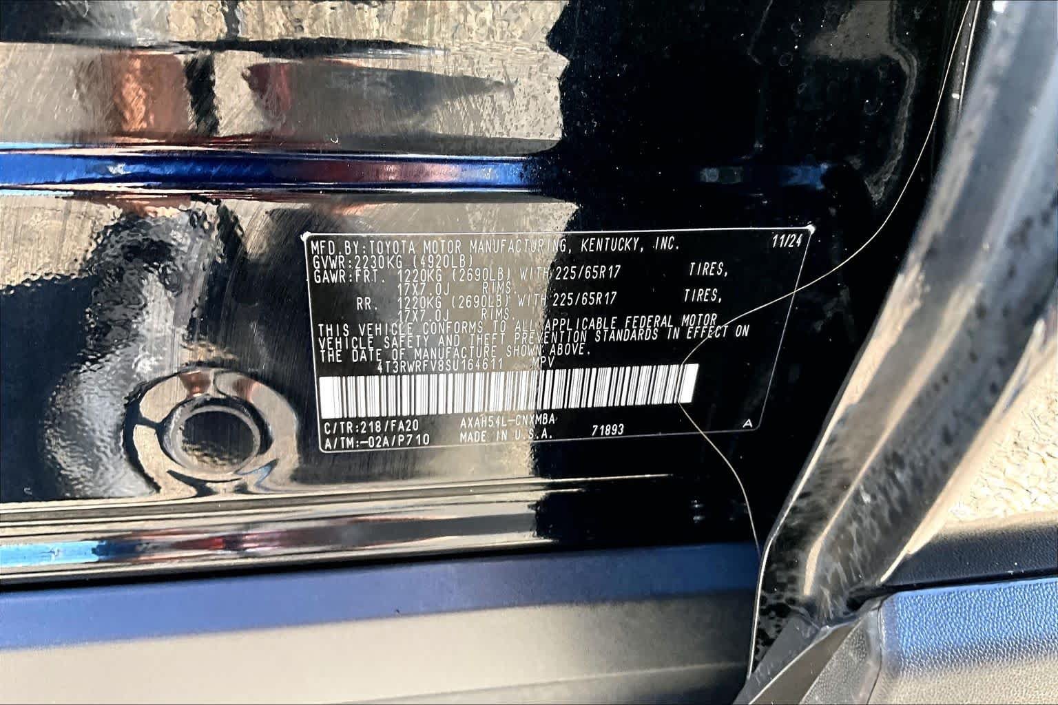 Certified Used 2025 Midnight Black Metallic Toyota Hybrid XLE image 36