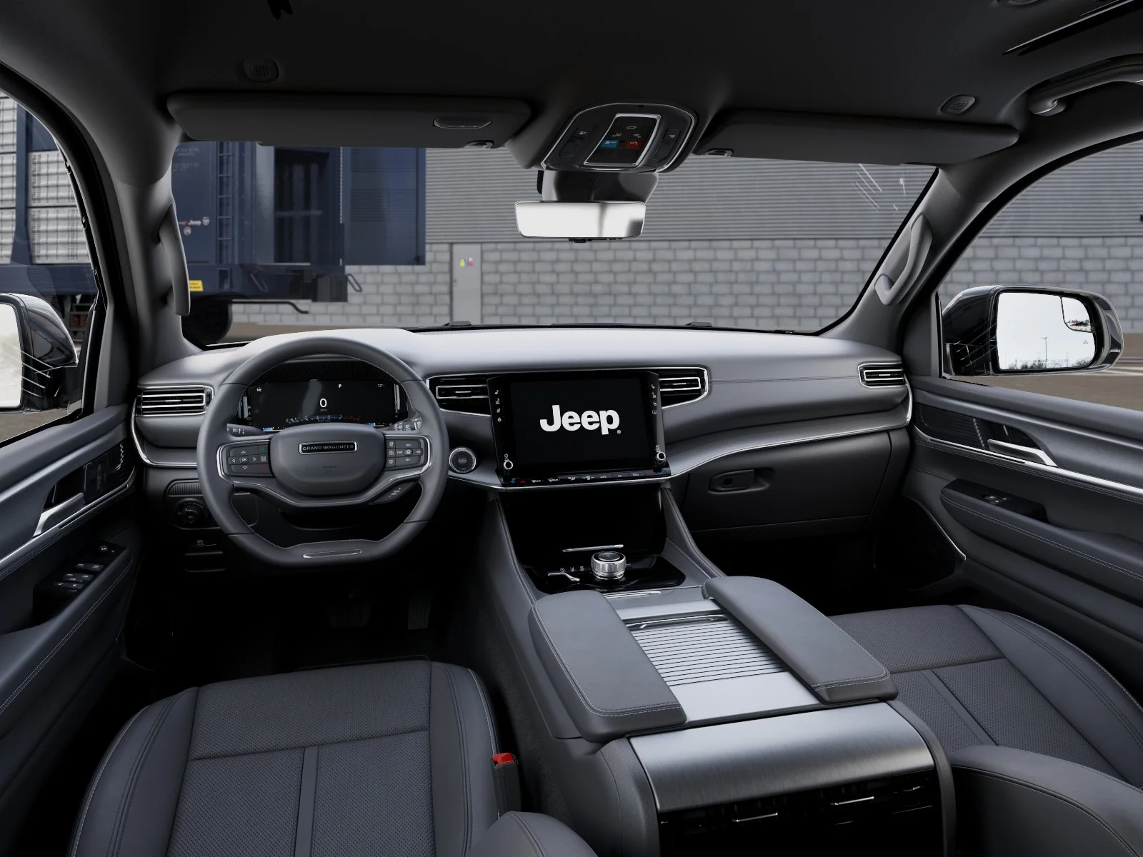 New 2026 Bright White Clear-Coat Exterior Paint Jeep Grand Wagoneer image 8