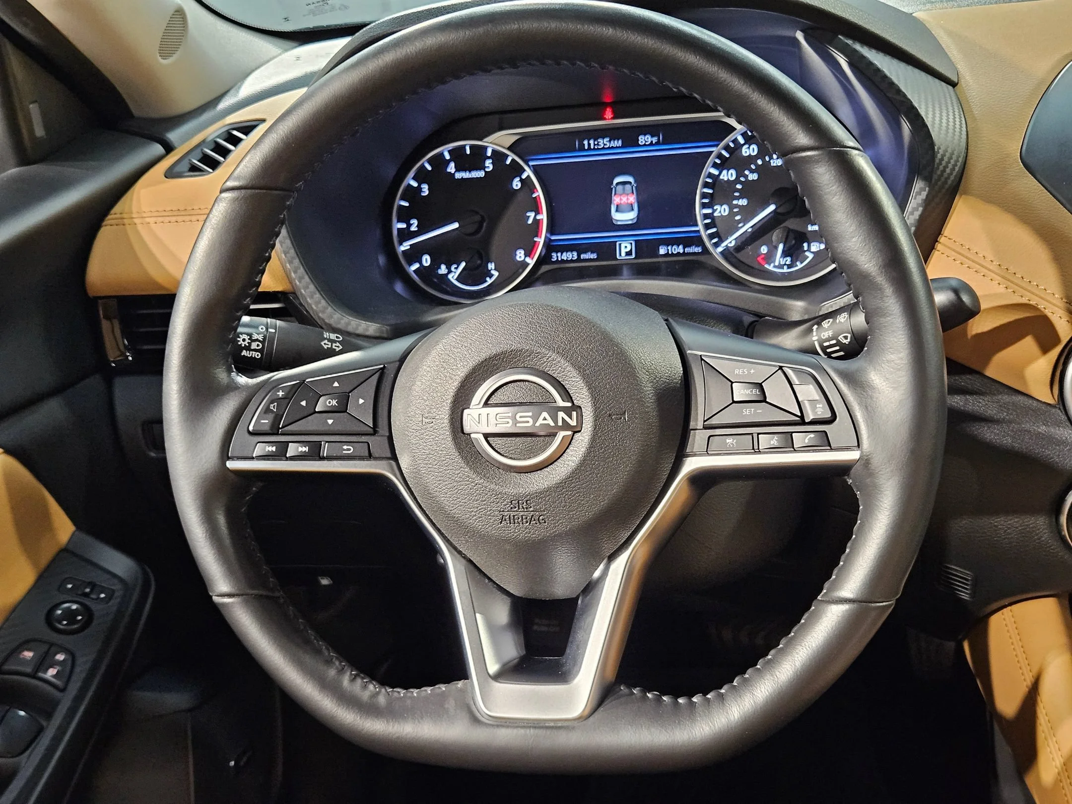 Used 2025 Atlantic Gray Metallic Nissan SV image 27