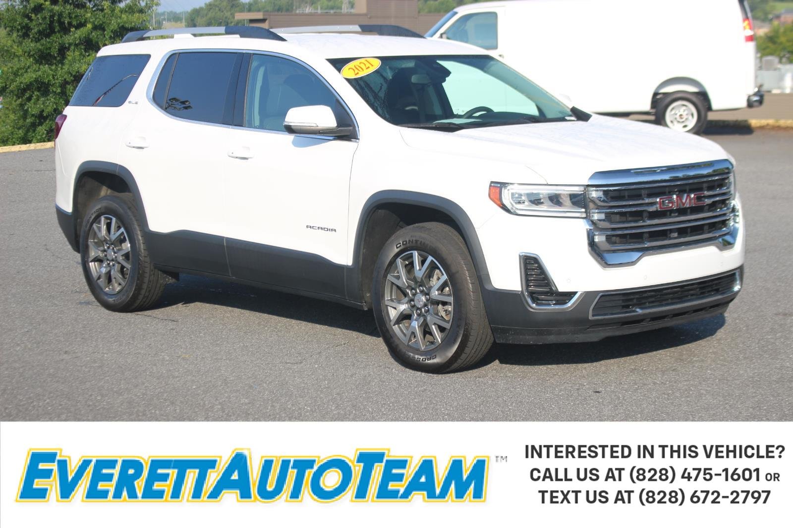 Used 2021 Summit White GMC SLE image 1
