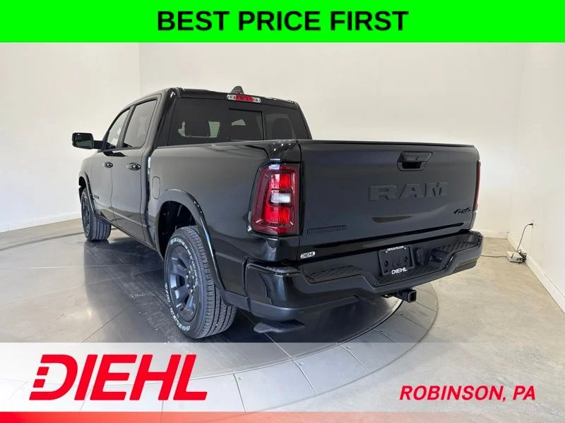 New 2026 Diamond Black Crystal Pearl-Coat Exterior Paint RAM Big Horn/Lone Star image 5