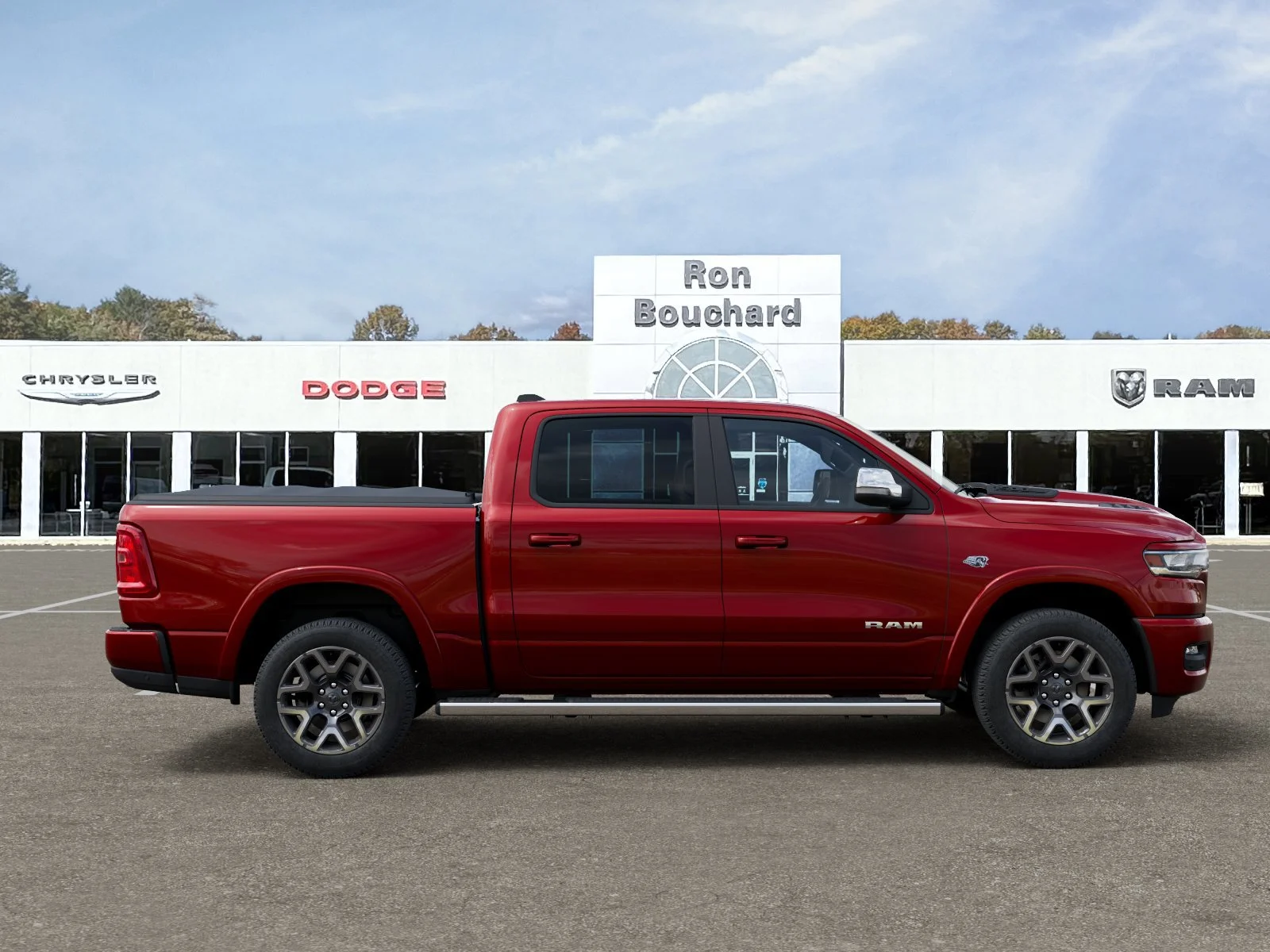 New 2026 Molten Red Pearl-Coat Exterior Paint RAM Laramie image 21