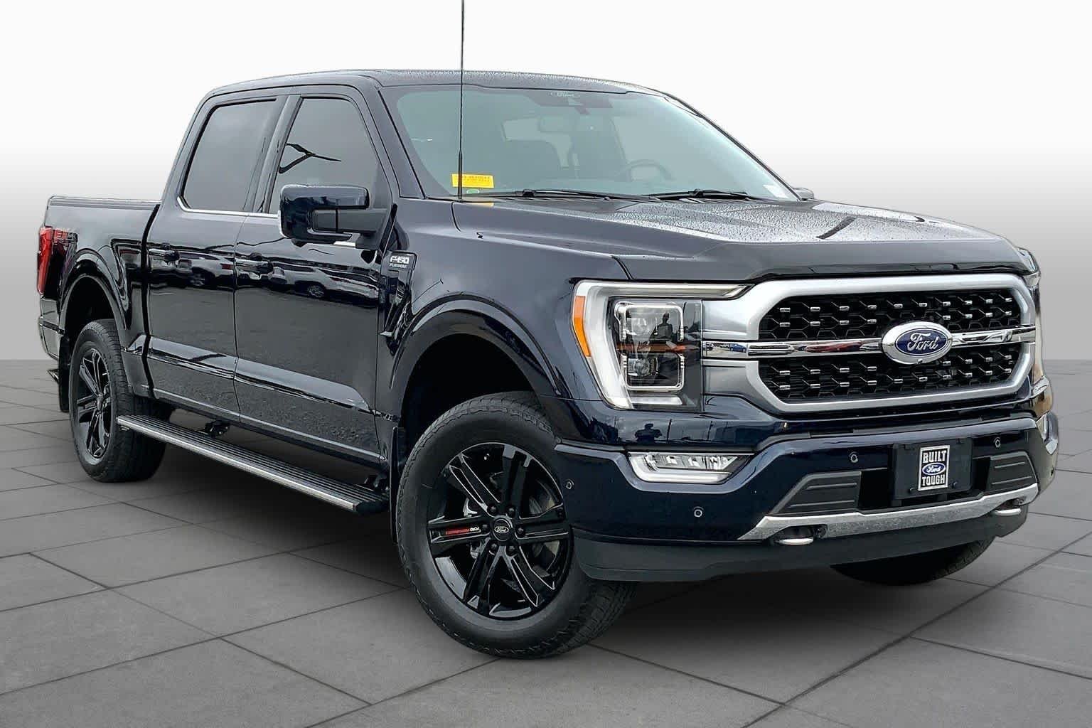 Used 2022 Antimatter Blue Metallic Ford Platinum image 3