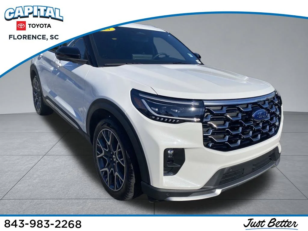 Used 2025 White Ford Platinum image 1