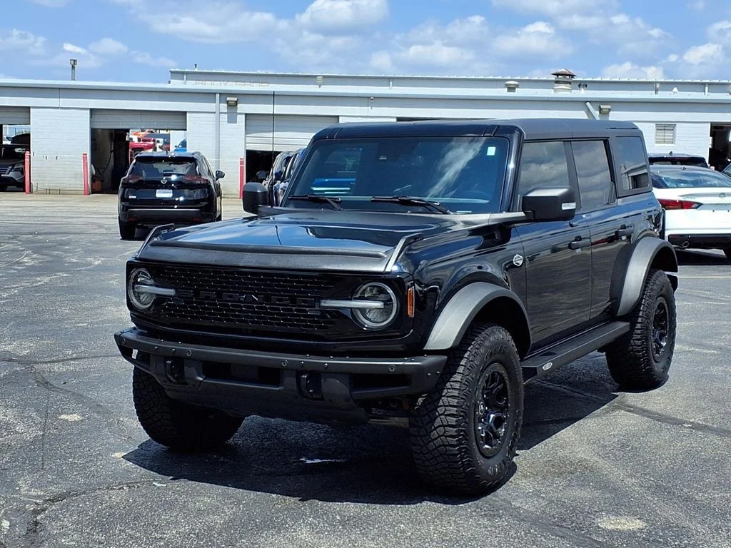 Certified 2022 Ford Bronco Wildtrak with VIN 1FMEE5DP3NLA77748 for sale in Kansas City