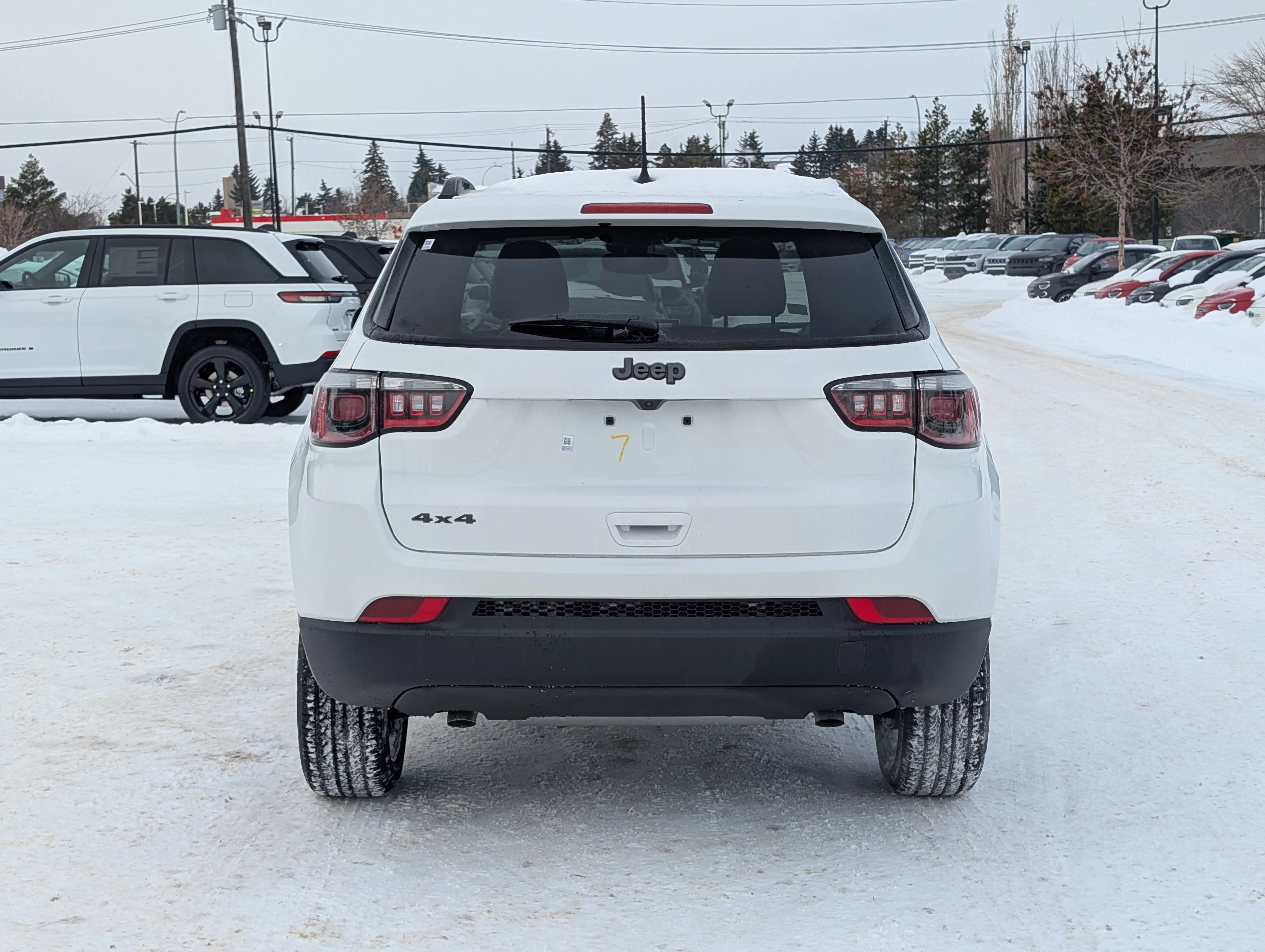 New 2026 Bright White Jeep North image 5