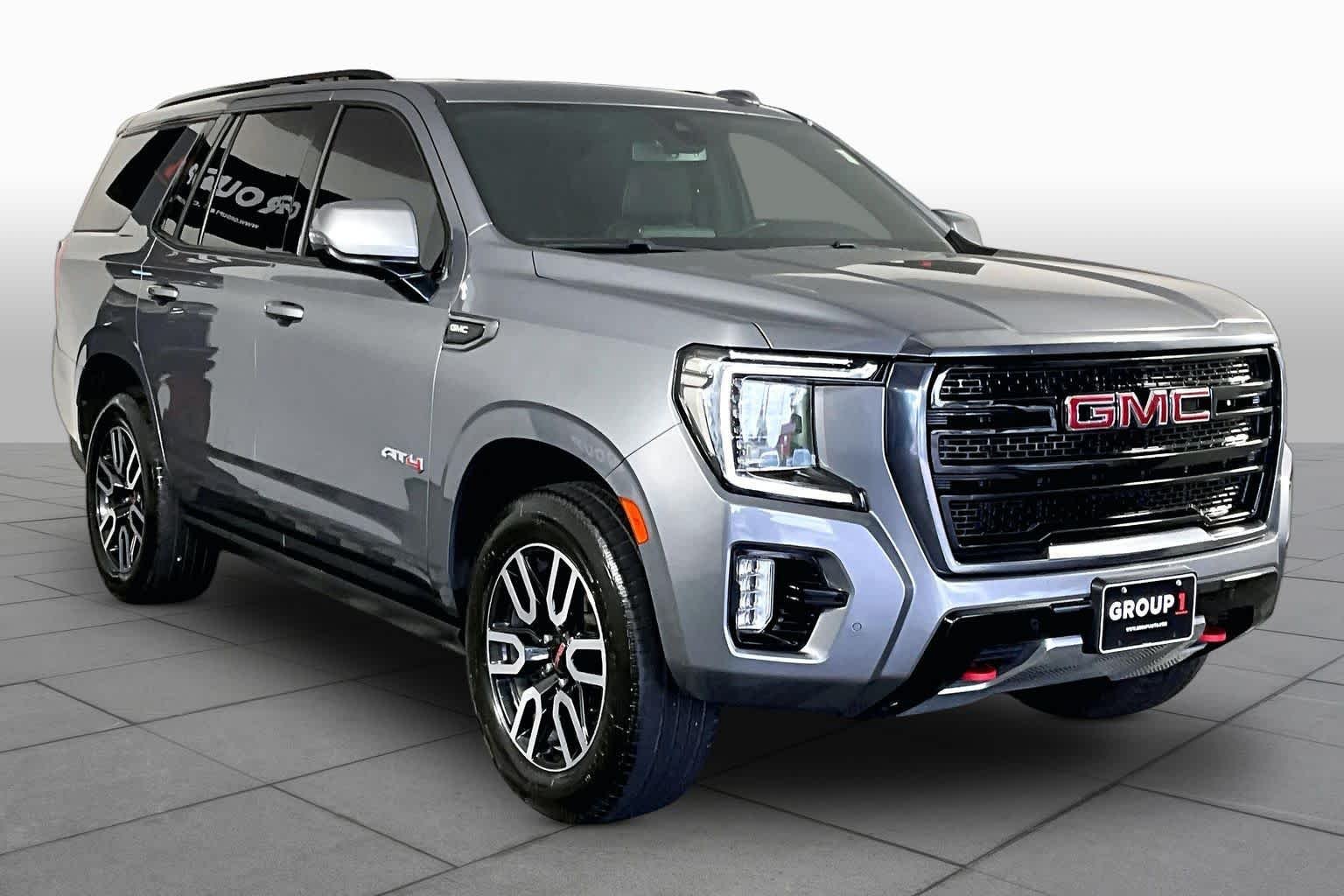 Used 2022 Satin Steel Metallic GMC AT4 image 4