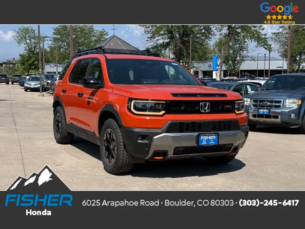 New 2026 Sunset Orange Honda TrailSport Elite image 1