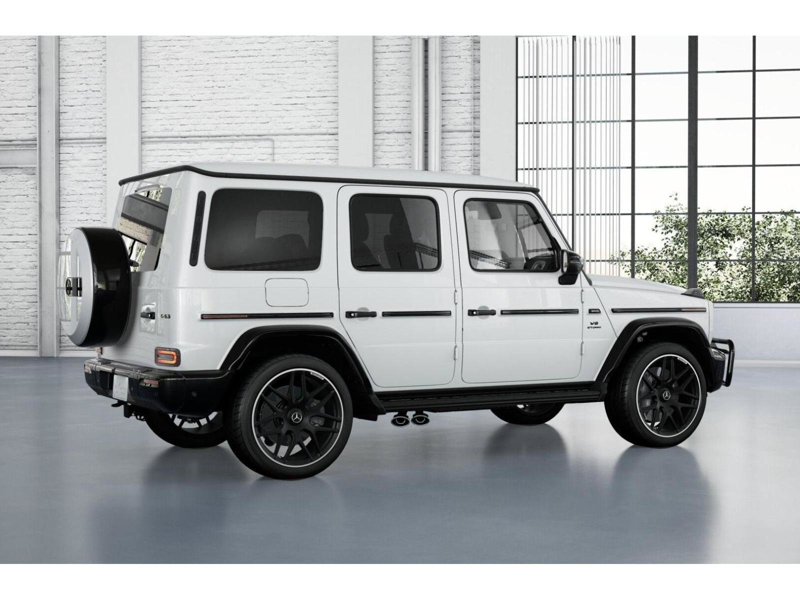 New 2026 MANUFAKTUR Moonlight White Metallic Mercedes-Benz AMG® G 63 SUV image 34