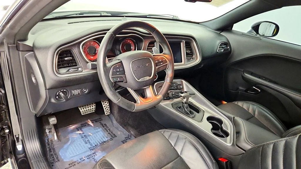 Used 2017 Pitch Black Clearcoat Dodge SRT Hellcat Coupe w/ 8-Speed Automatic & Power Sunroof image 14