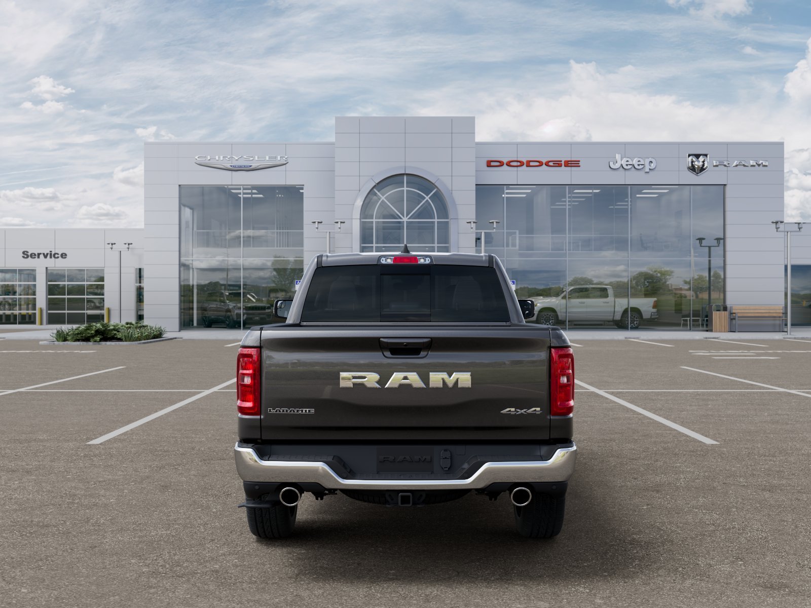 New 2026 Granite Crystal Metallic Clear-Coat Exterior Paint RAM Laramie image 34