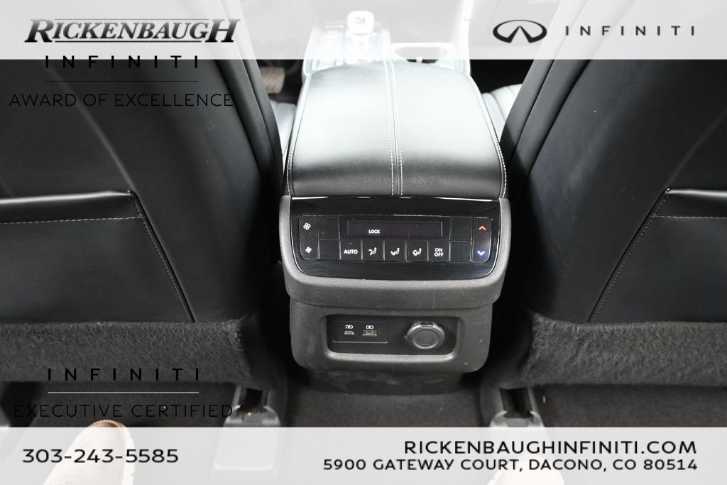 Certified Used 2023 Black INFINITI LUXE image 19