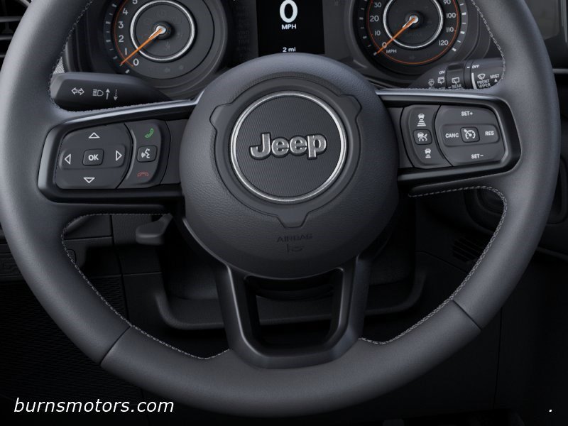 New 2026 Bright White Clear-Coat Exterior Paint Jeep Sport S 4-Door image 19