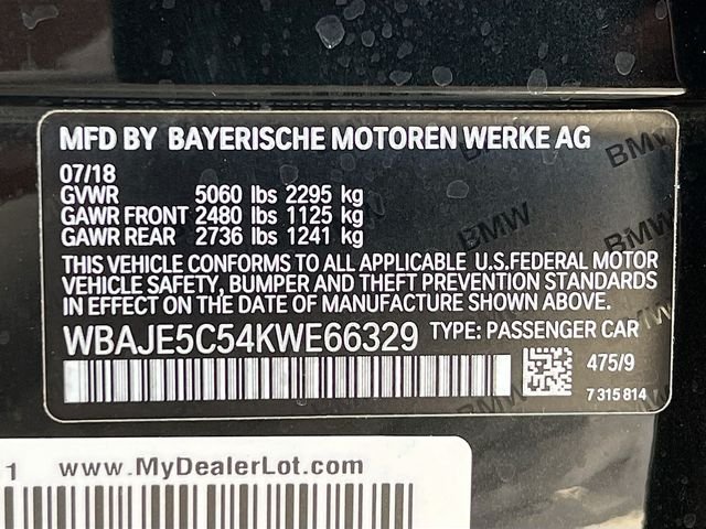 Used 2019 Black BMW 540i image 35