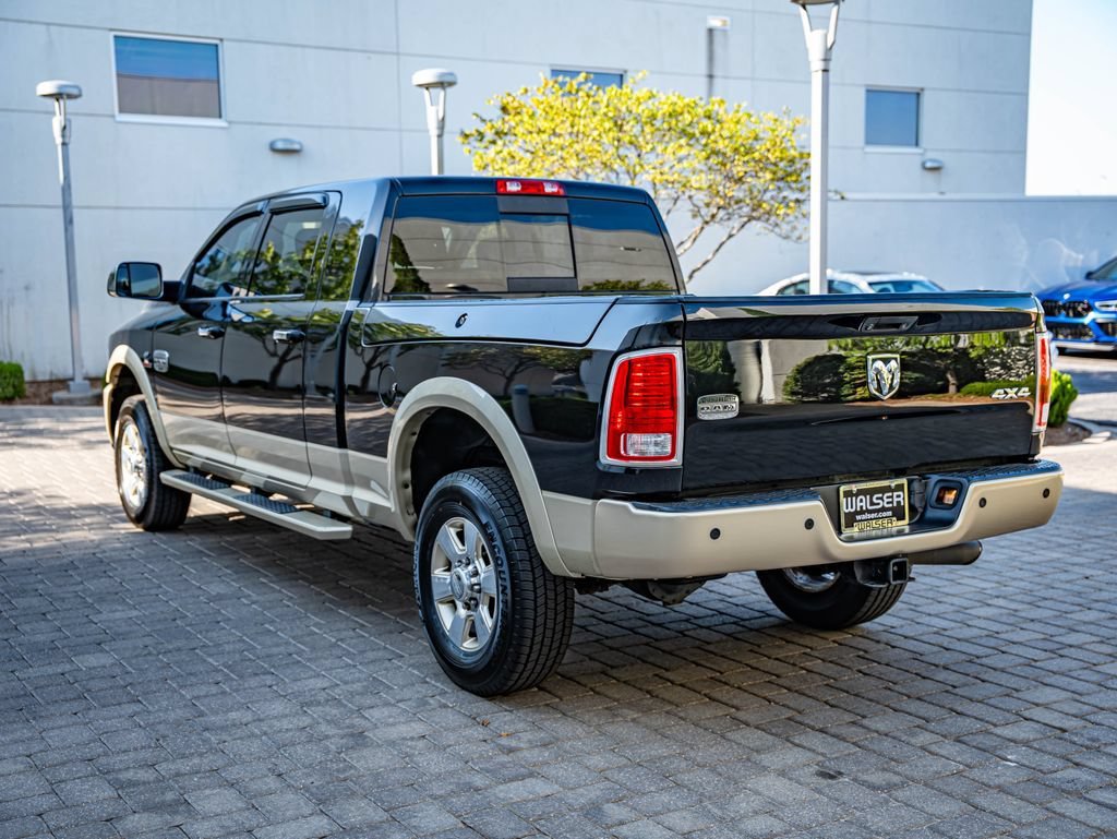 Used 2015 Brilliant Black Crystal Pearlcoat Ram Laramie Longhorn image 7