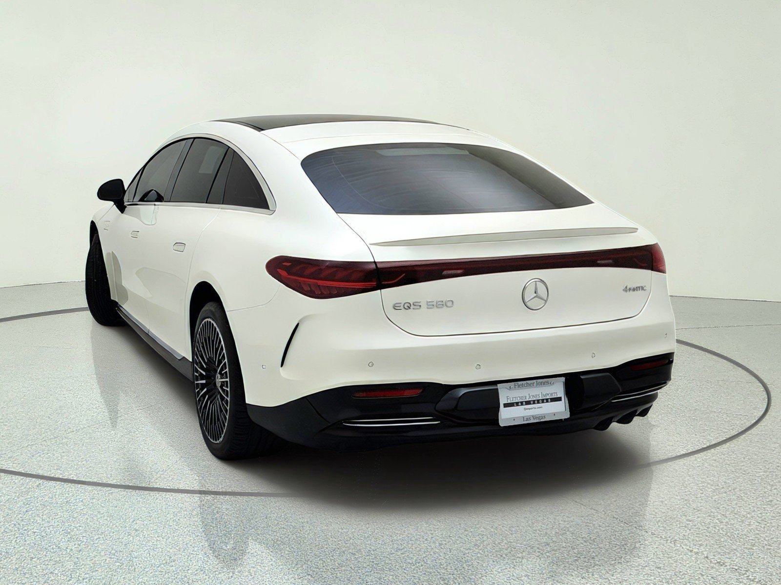 Certified Used 2023 MANUFAKTUR Diamond White Mercedes-Benz EQS 580 image 11