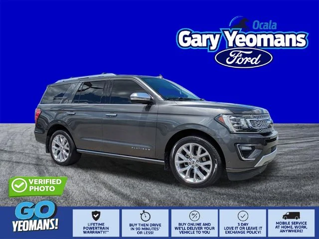 Certified Used 2018 Magnetic Metallic Ford Platinum image 1
