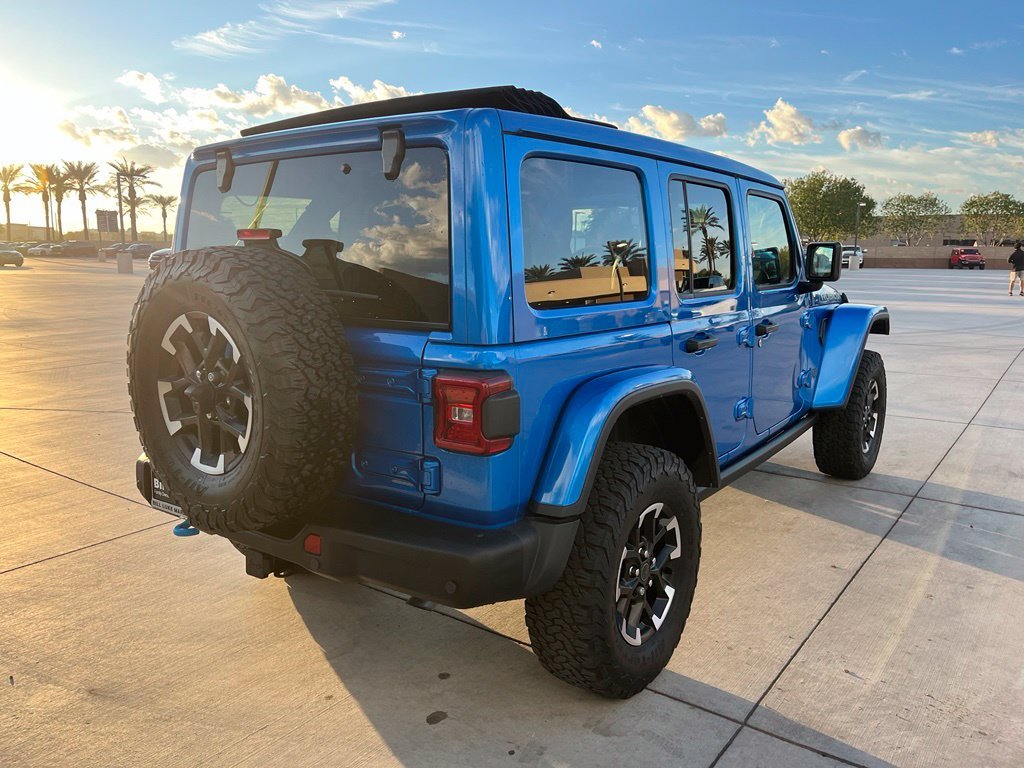 Used 2024 Blue Jeep Rubicon 4xe image 8