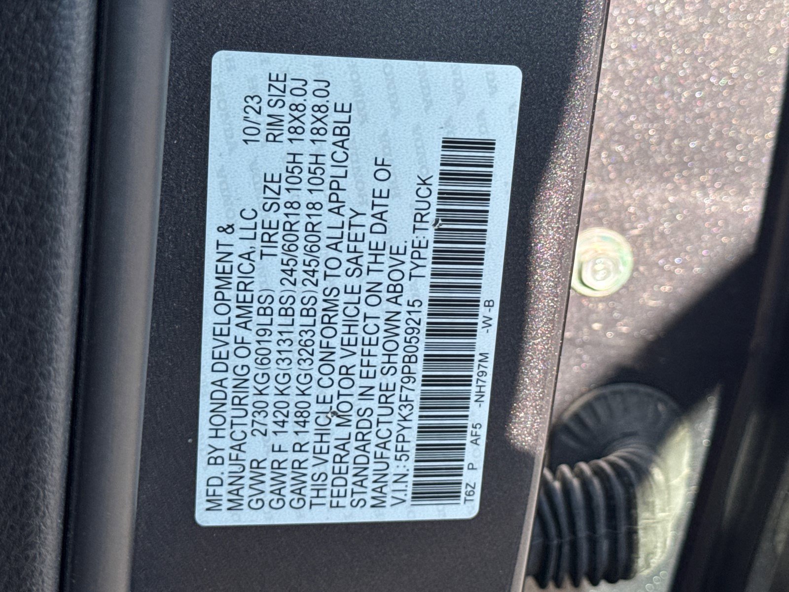 Used 2023 Pacific Pewter Metallic Honda RTL-E image 35