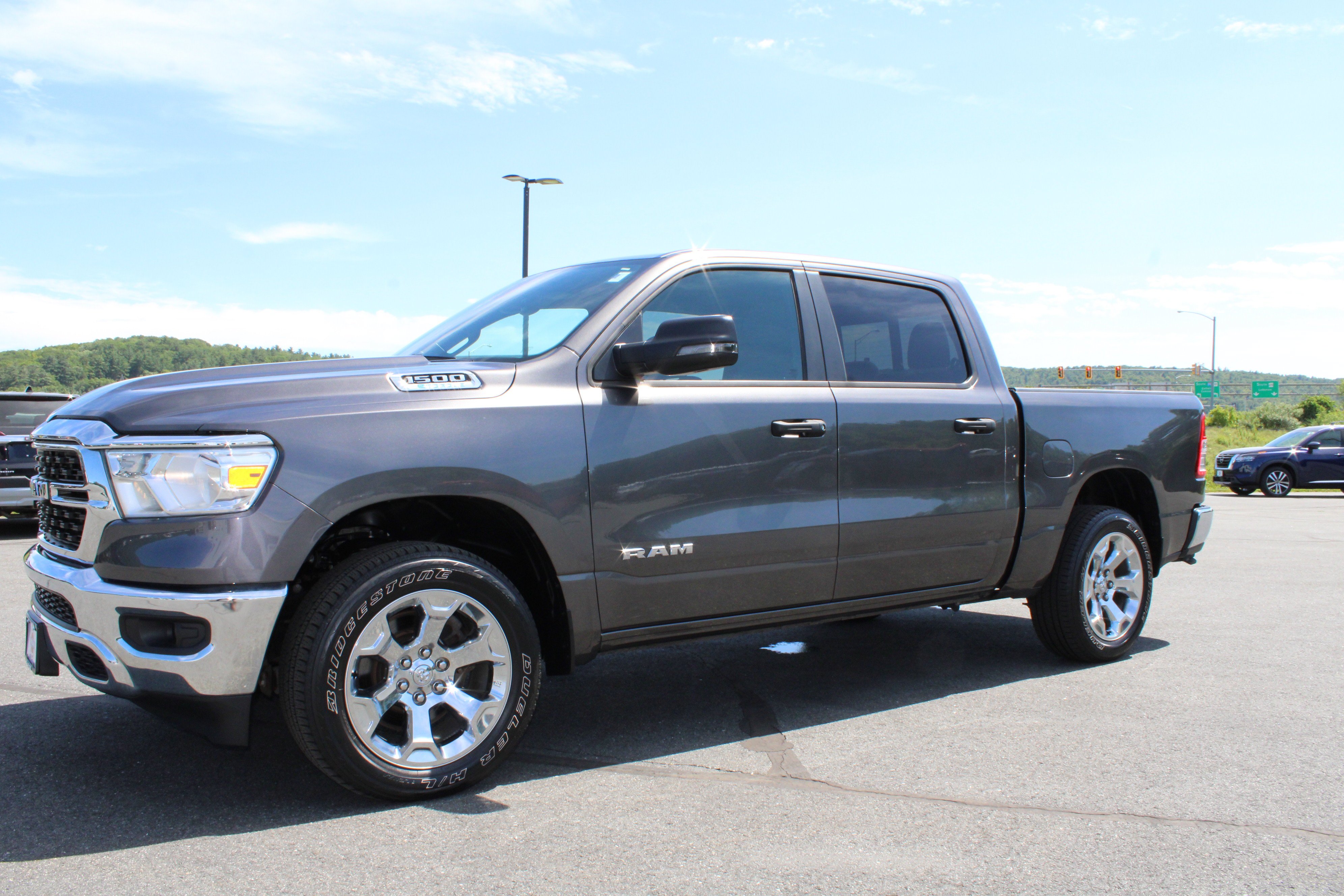 Used 2023 Granite Crystal Metallic Clearcoat Ram Big Horn image 14