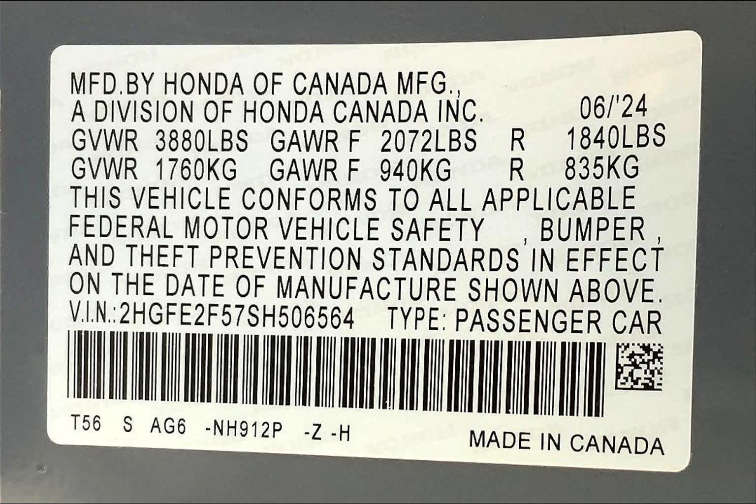 Certified Used 2025 Urban Gray Pearl Honda Sport image 34