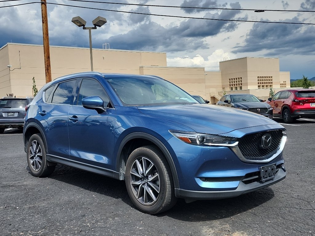 Used 2018 Eternal Blue Mica Mazda Grand Touring image 3