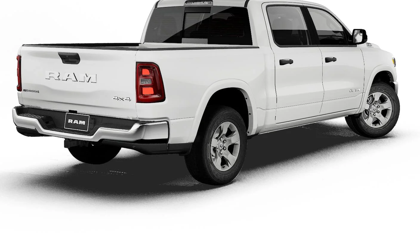 New 2027 Bright White Clear-Coat Exterior Paint RAM Big Horn image 14