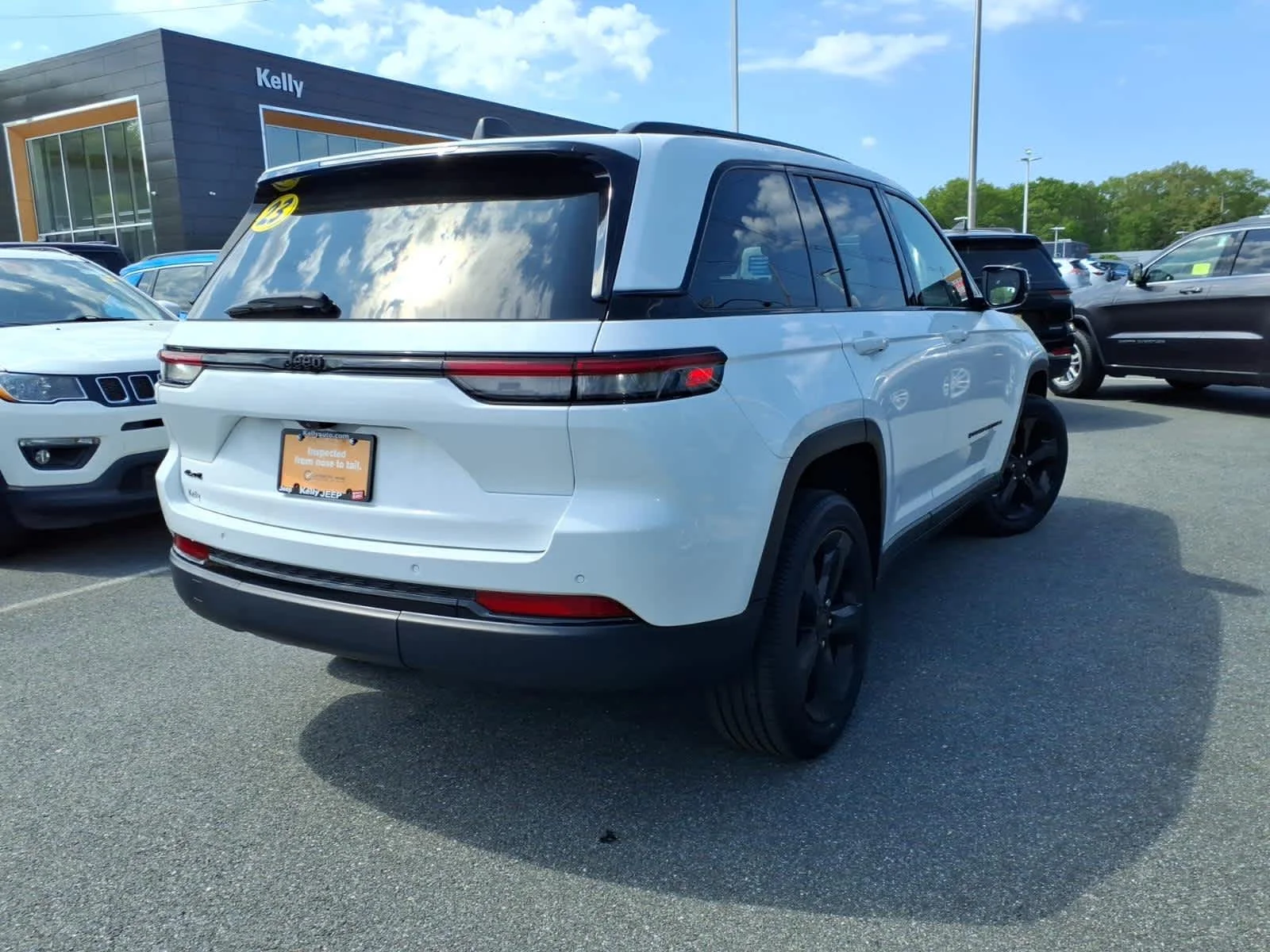 Certified Used 2023 Bright White Clearcoat Jeep Altitude image 7