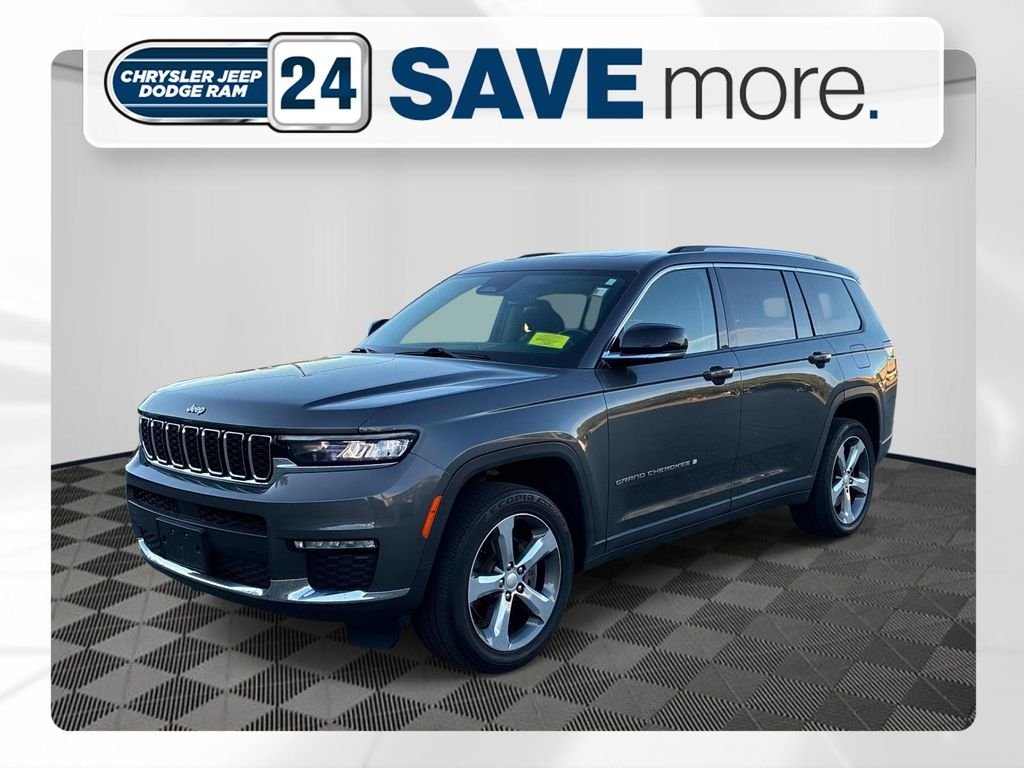 Used 2021 Gray Jeep Limited image 1