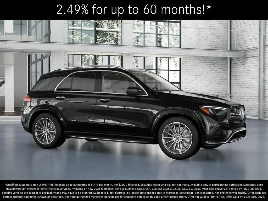 New 2026 Obsidian Black Metallic Mercedes-Benz GLE 450 image 13