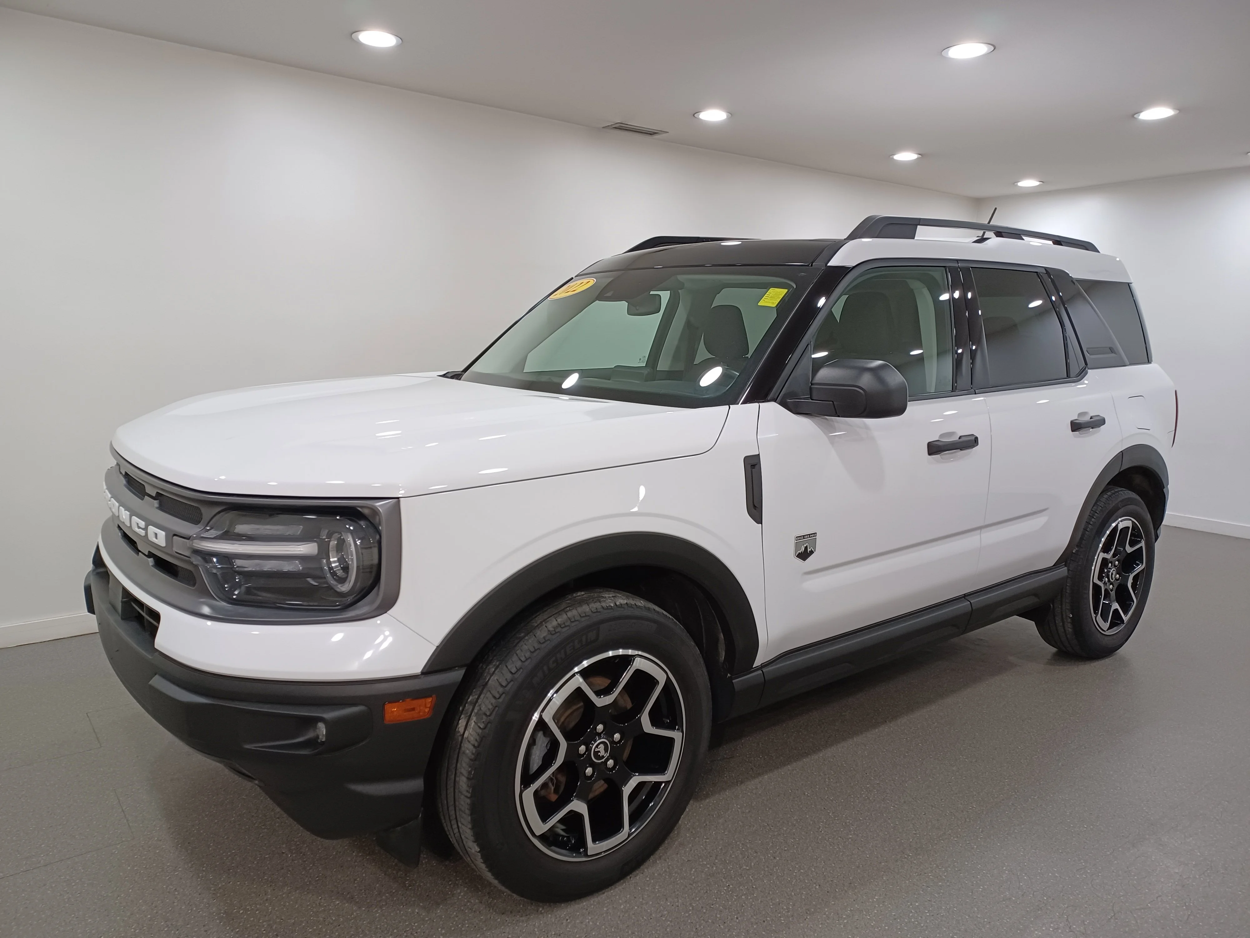 Certified Used 2022 Oxford White Ford Big Bend 4x4*Adaptive Cruise | Remote Start | Htd Seats | Sunroof | Htd Wheel | Blind Spot Detect image 2