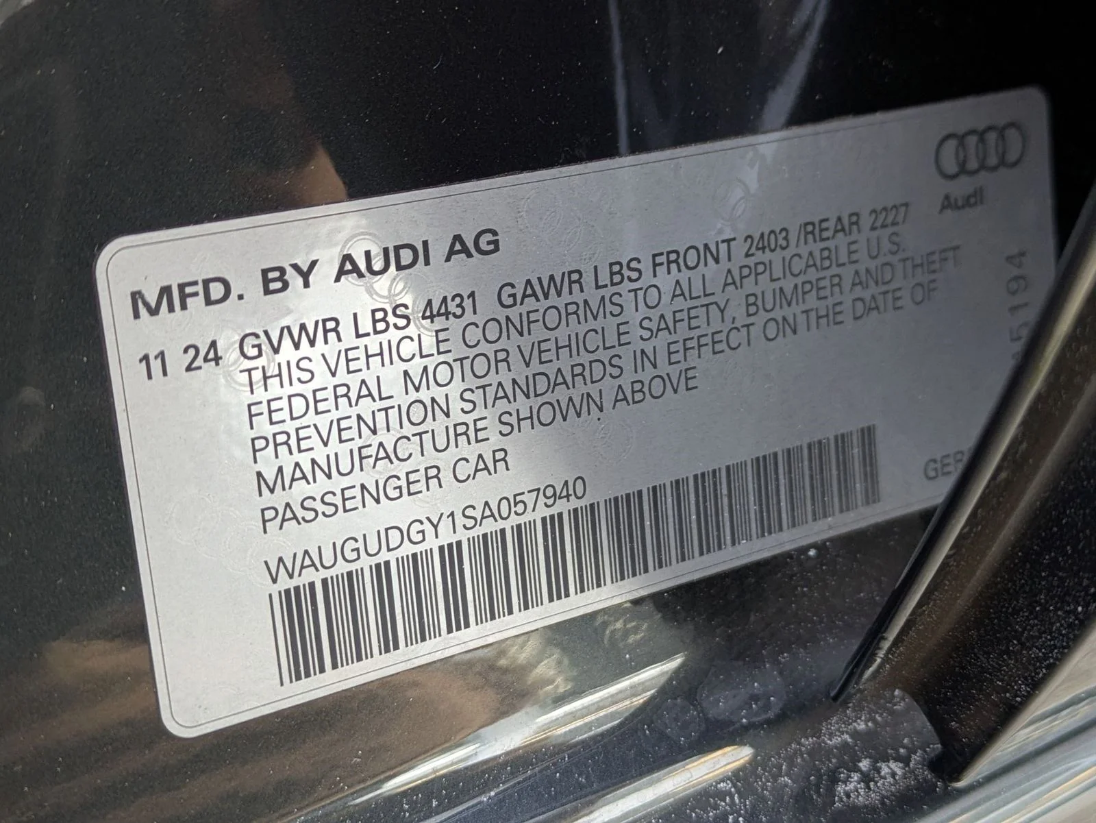 Used 2025 Gray Audi 40 Premium image 17
