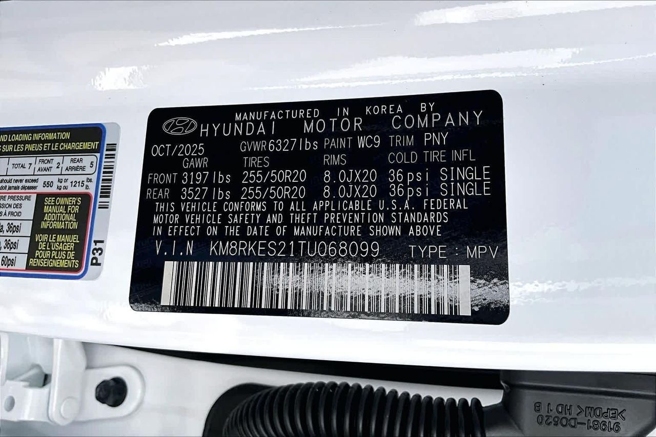 New 2026 Creamy White Pearl Hyundai Limited image 21