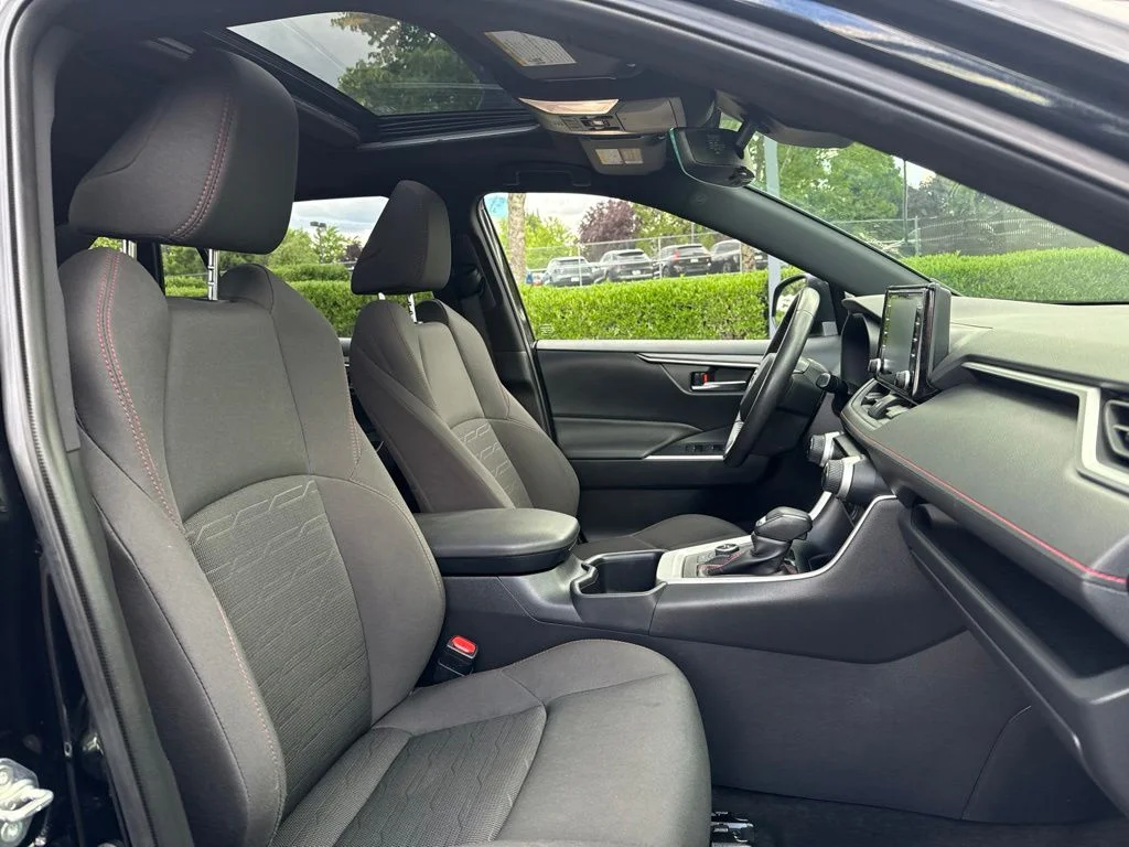 Used 2022 Midnight Black Metallic Toyota SE image 26