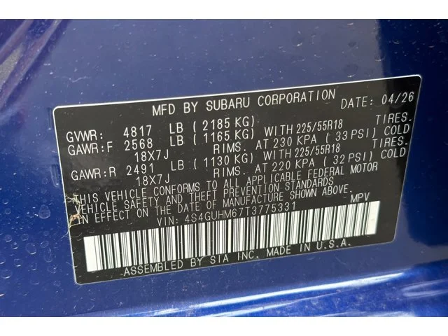 2026 Subaru Crosstrek Limited - Photo 54