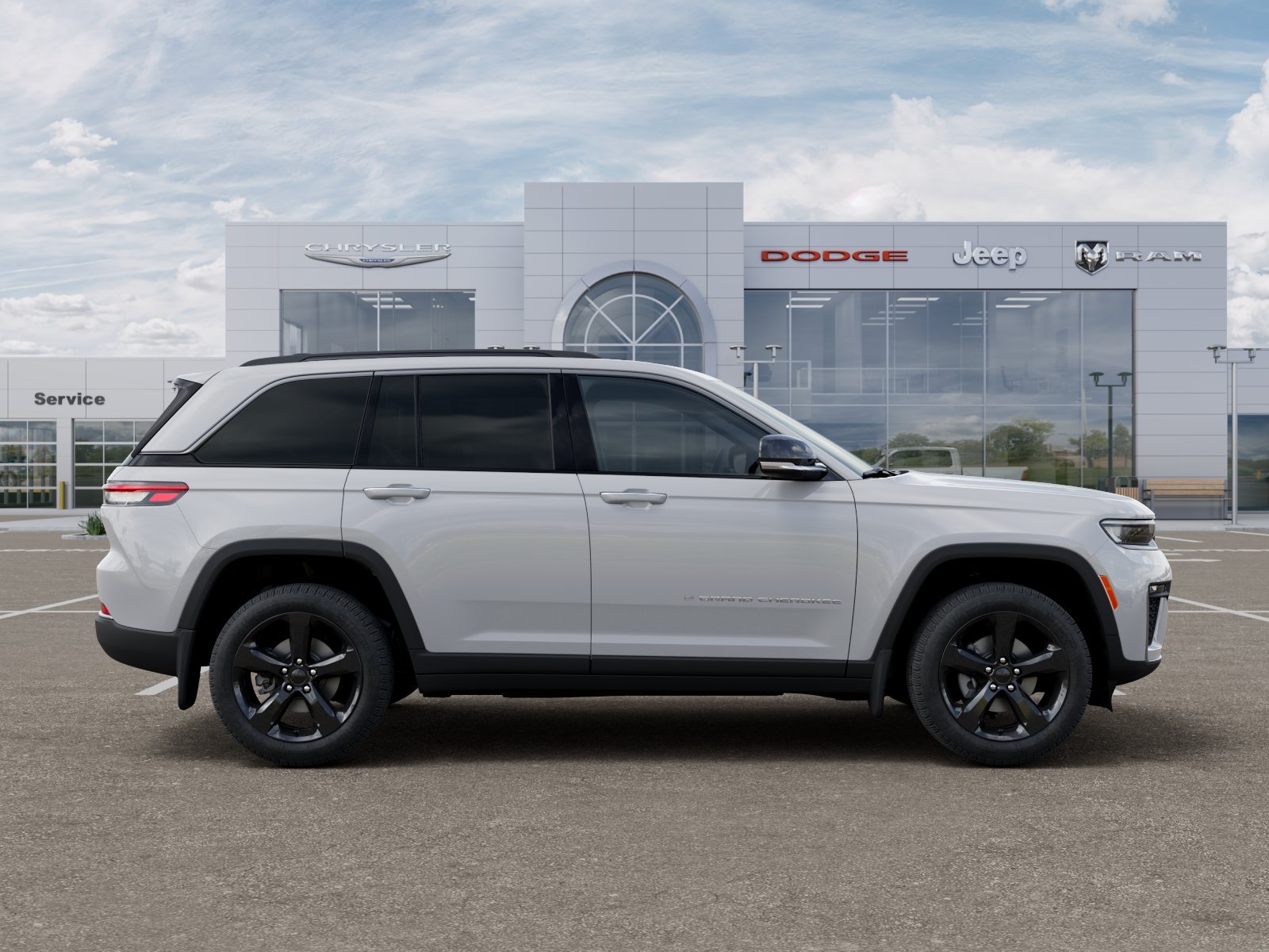 New 2026 Bright White Clear-Coat Exterior Paint Jeep Limited image 47
