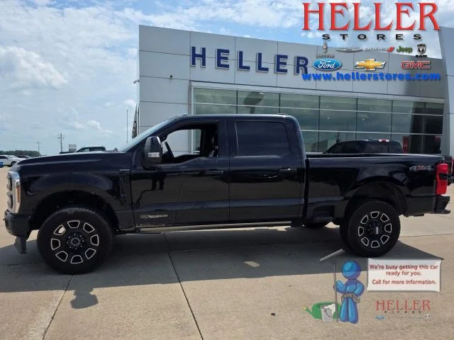 Used 2025 Agate Black Metallic Ford Platinum image 1
