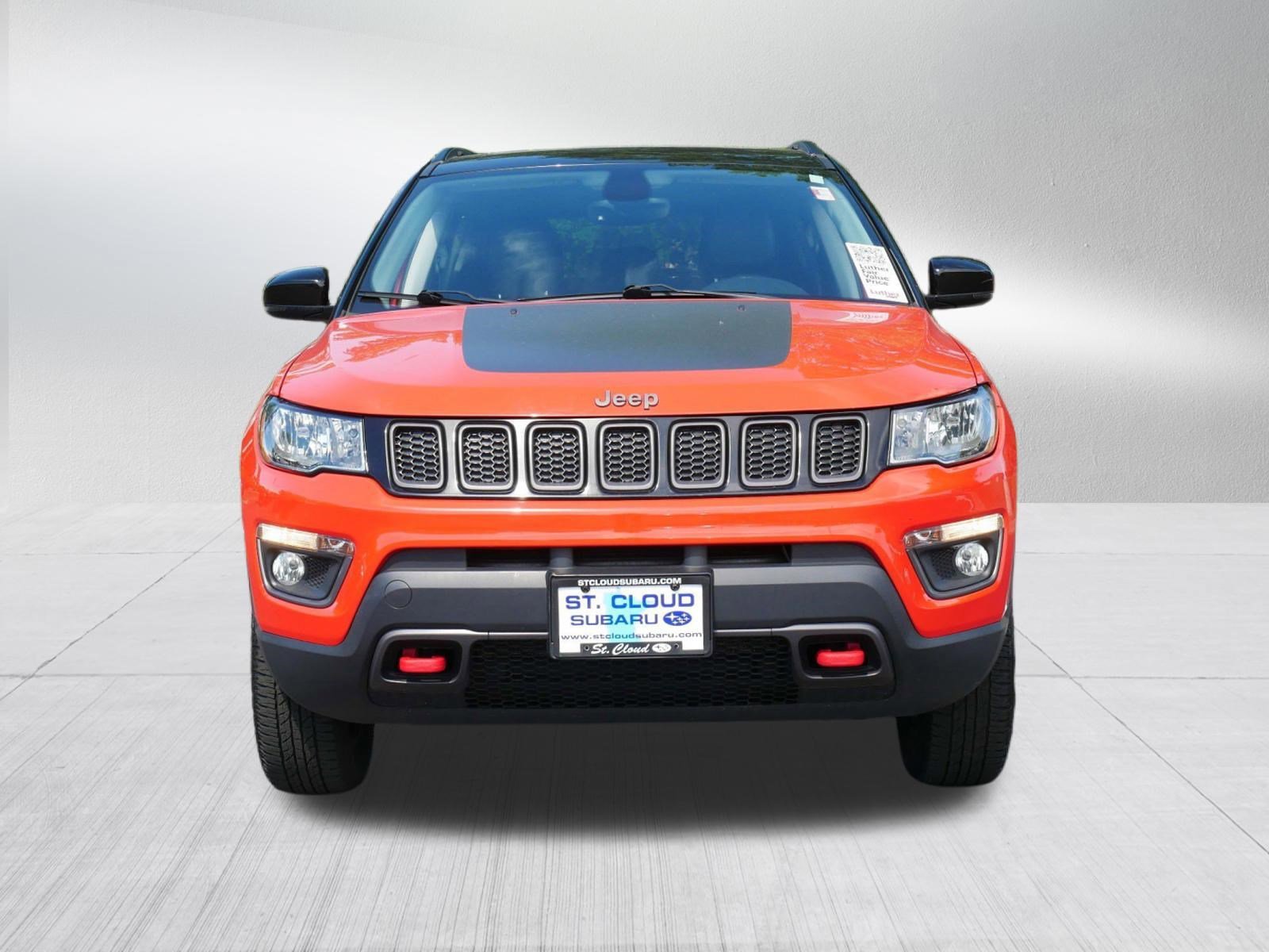 Used 2018 Jeep Compass Trailhawk with VIN 3C4NJDDB9JT163580 for sale in Saint Cloud, Minnesota