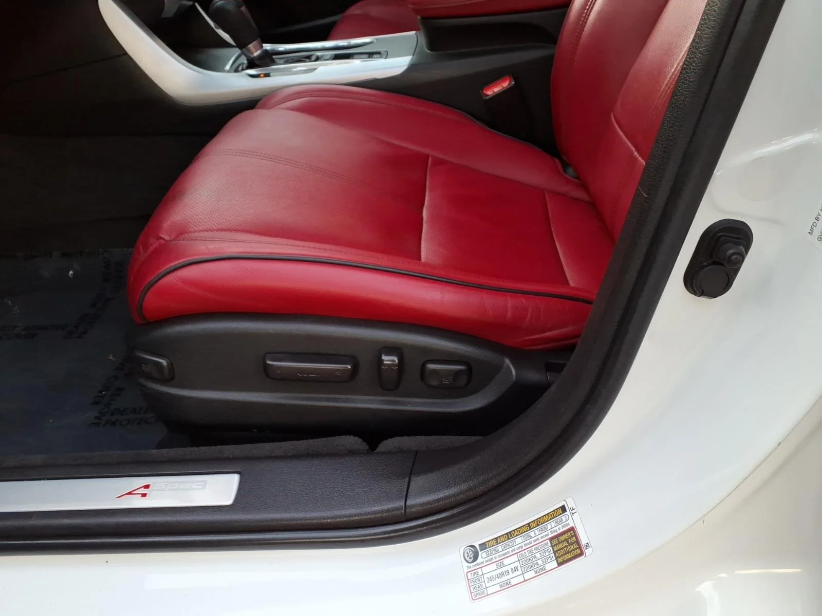 Used 2019 Platinum White Pearl Acura A-Spec Red image 19