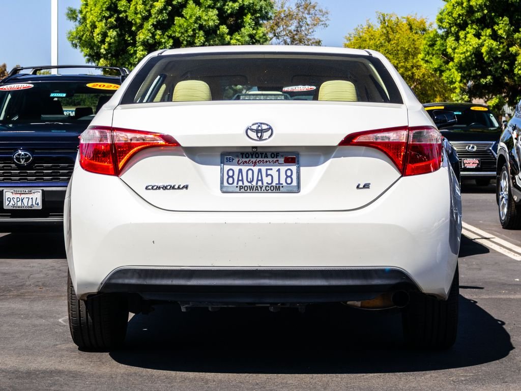 Used 2017 White Toyota LE image 5