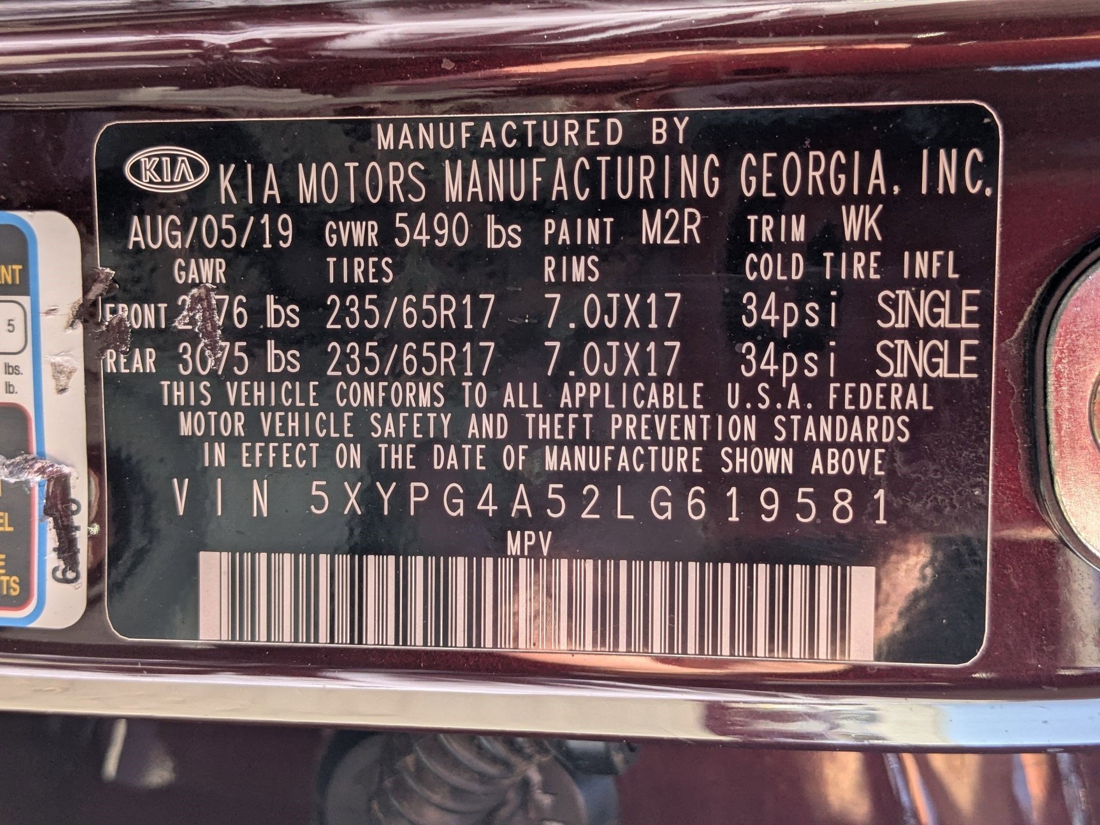 Used 2020 Sangria Kia LX V6 image 33