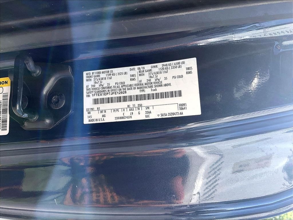 Used 2018 Blue Ford XLT image 33