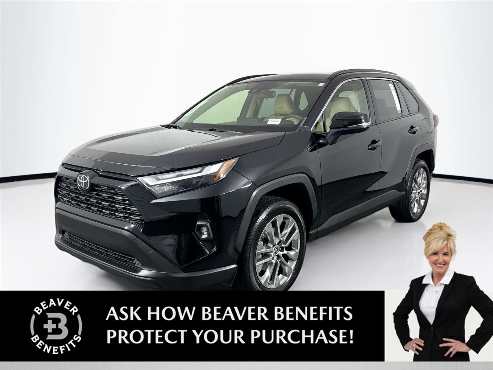 Used 2025 Midnight Black Metallic Toyota XLE Premium image 1