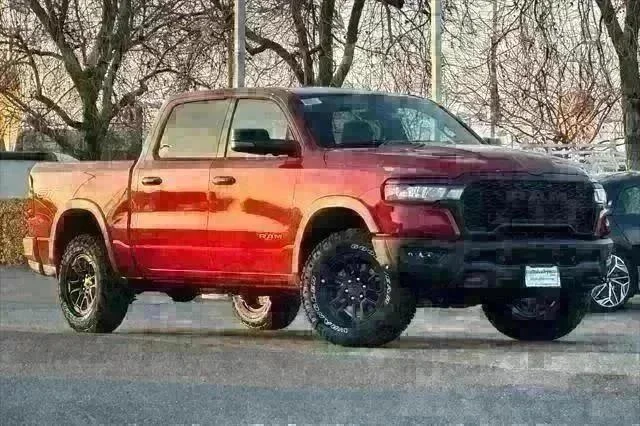 New 2026 Molten Red Pearl-Coat Exterior Paint RAM REBEL image 2