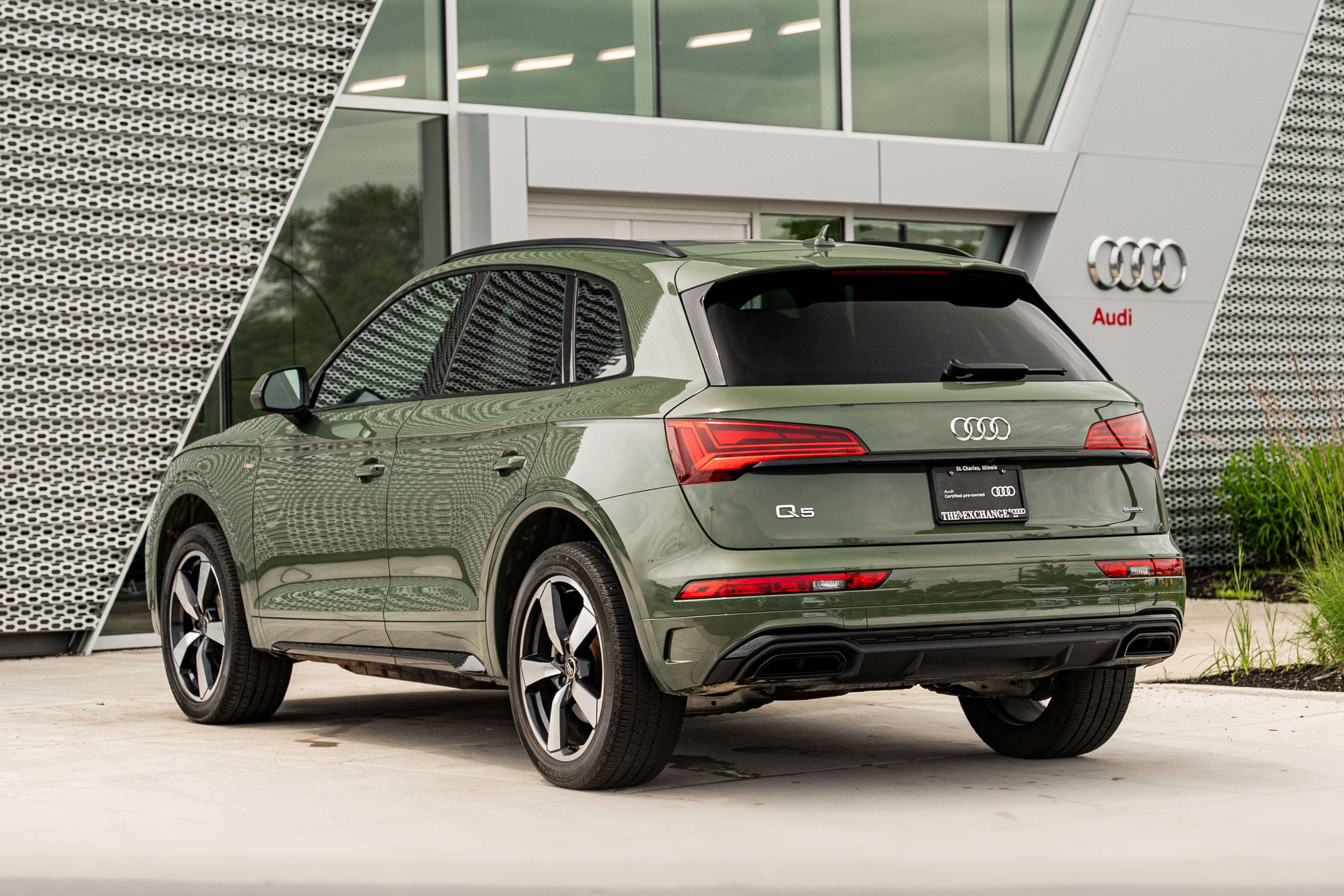 Certified Used 2023 District Green Metallic Audi S line Premium Plus image 5