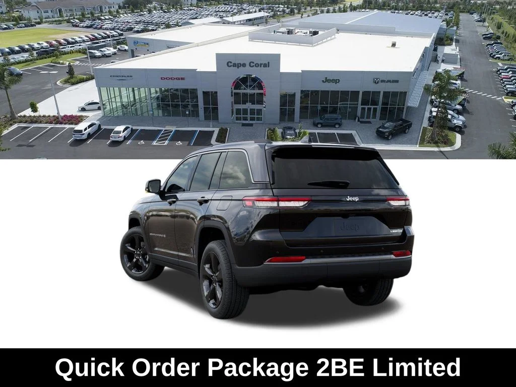 New 2026 Diamond Black Crystal Pearl-Coat Exterior Paint Jeep Limited image 3